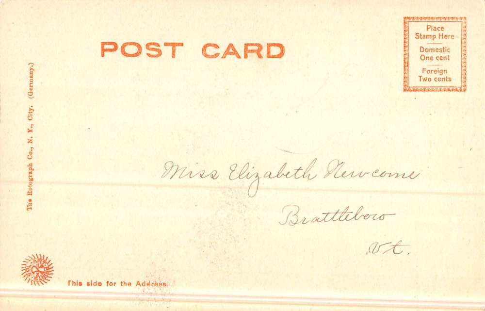 Spencer Massachusetts First Congregational Church Antique Postcard K47615 - Image 2