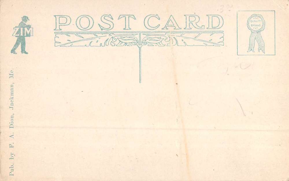 Jackman Maine Lake Parlin Waterfront Antique Postcard K47656 - Image 2