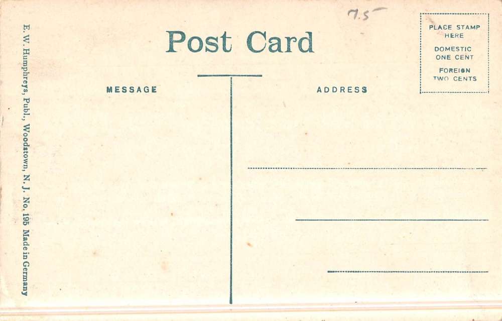 Alloway New Jersey Houses Pond Waterfront Antique Postcard K48131 - Image 2