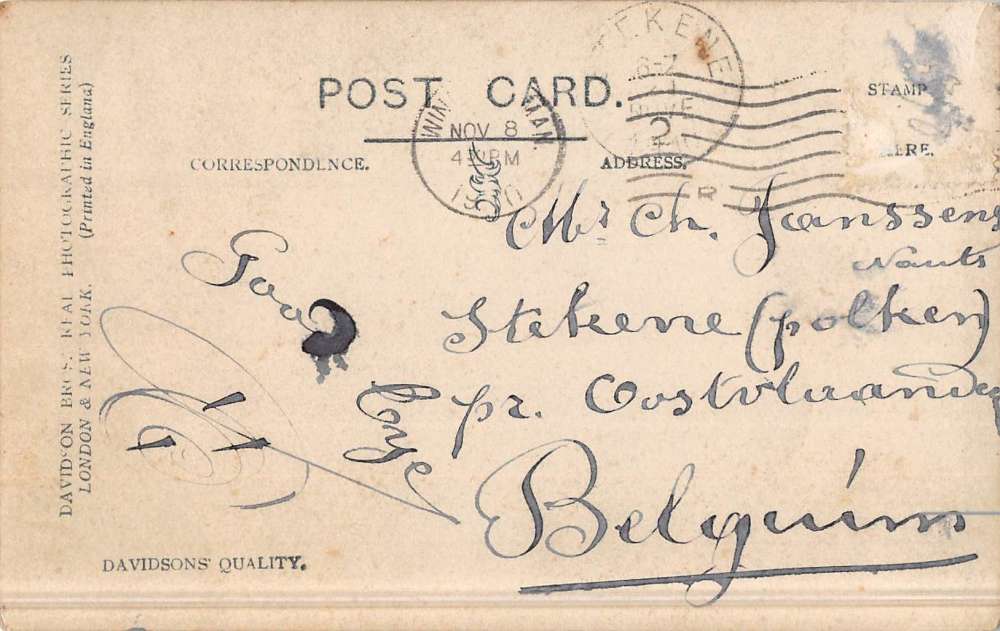 St Paul Minnesota Post Office Rice Park Real Photo Antique Postcard K48495 - Image 2