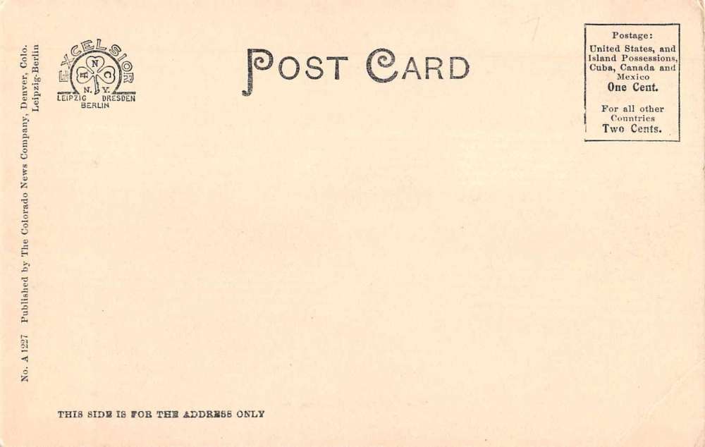 Manitou Colorado Iron Springs Scenic View Antique Postcard J60301 - Image 2