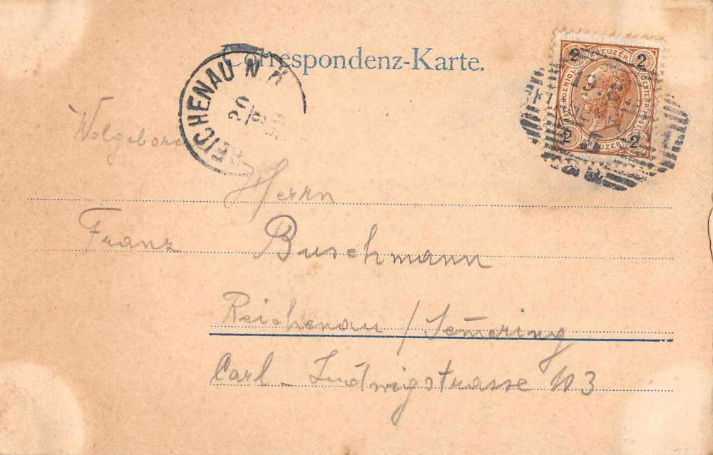 Klagenfurt Austria Birds Eye View Kreuzberg Antique Postcard J60774 - Image 2