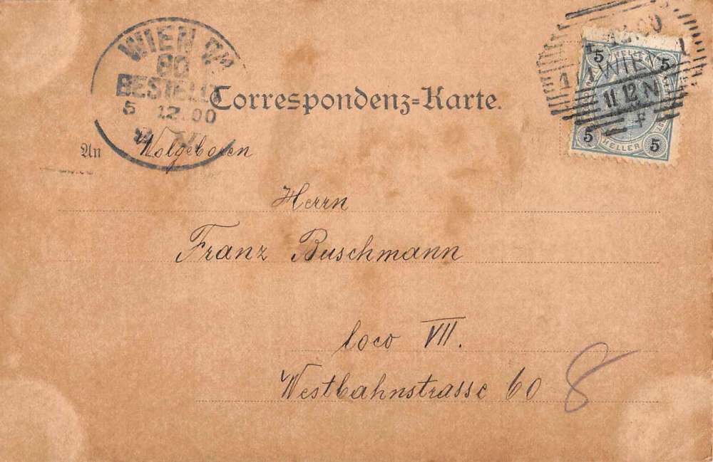 Wien Vienna Austria Burg Theater Deckengemalde Interior View Postcard J60804 - Image 2