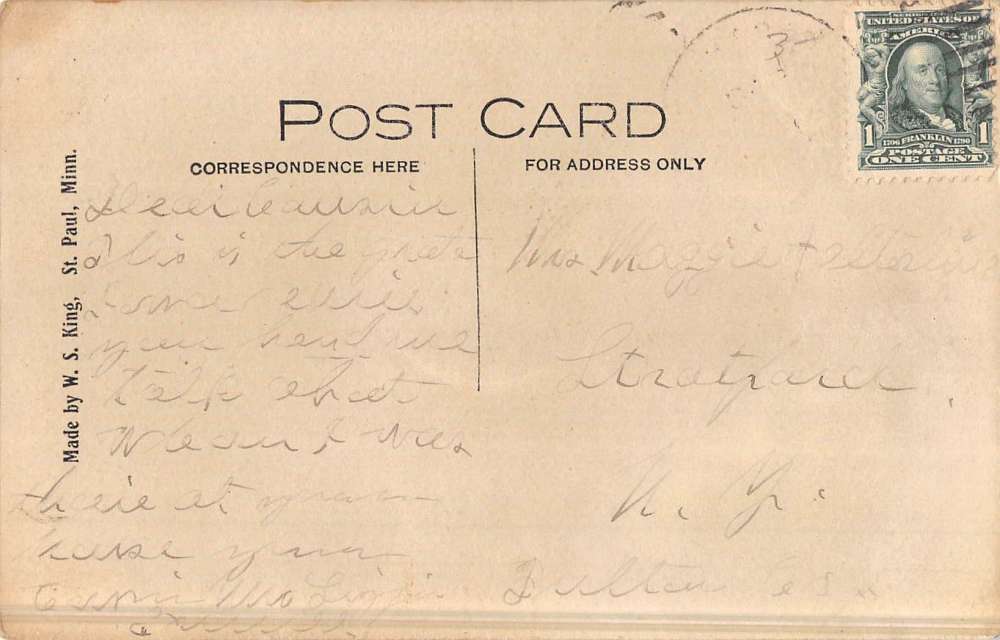 Montour Iowa River Scene Real Photo Antique Postcard K50304 - Image 2