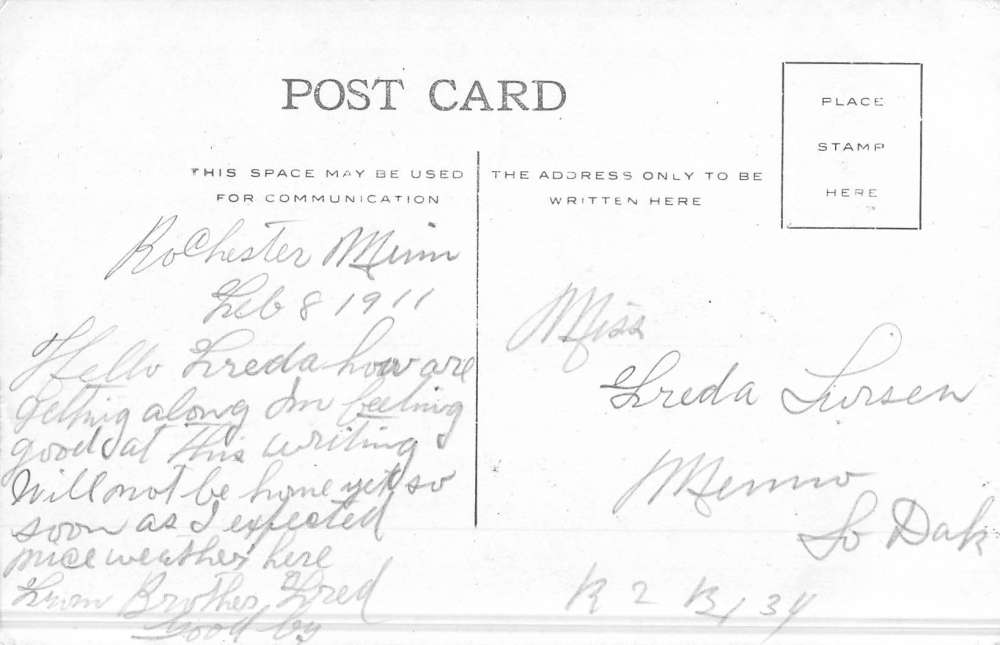 Rochester Minnesota Doctors Office Historic Bldgs Antique Postcard K51201 - Image 2