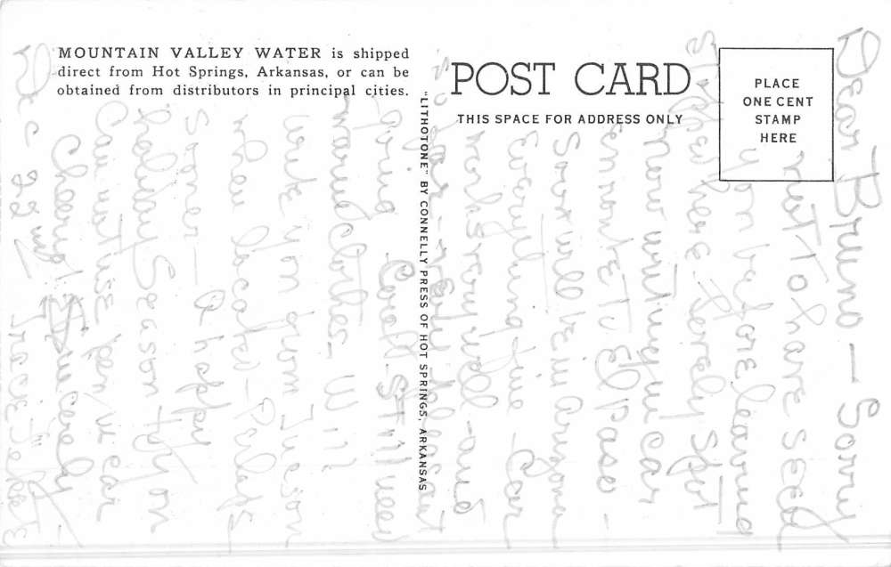 Hot Springs Arizona Mountain Valley Water Vintage Postcard K52592 - Image 2