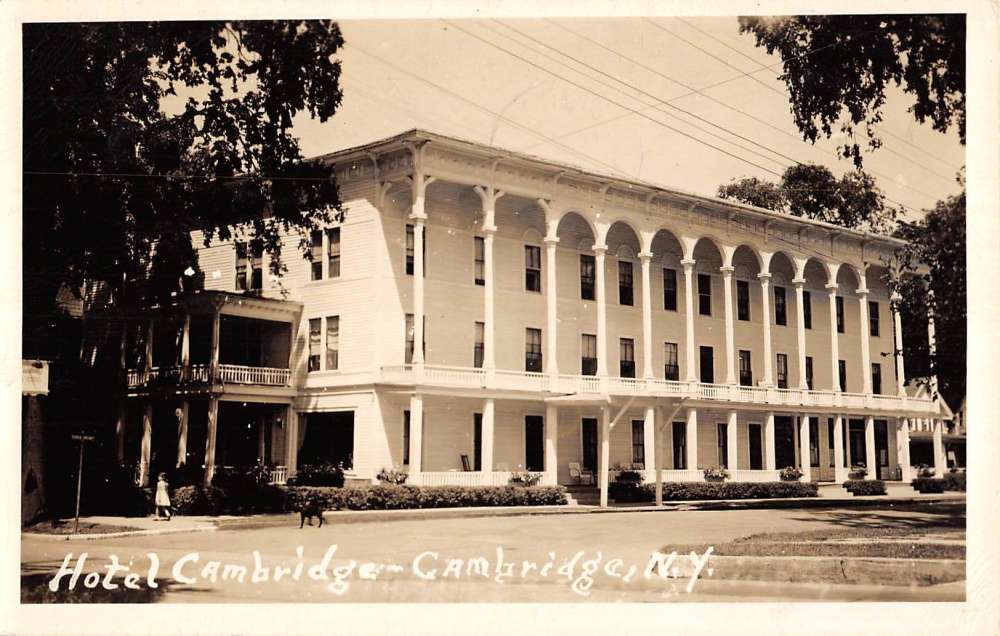 Cambridge New York Hotel Real Photo Antique Postcard K53104 Mary L