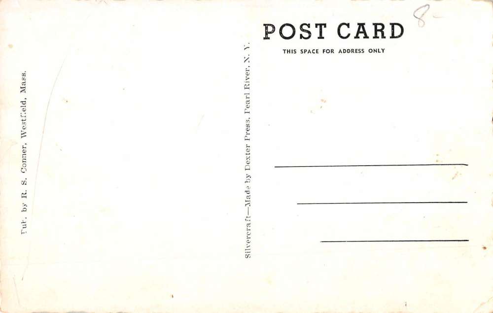 Westfield Massachusetts State Sanatorium Street View Antique Postcard K53841 - Image 2