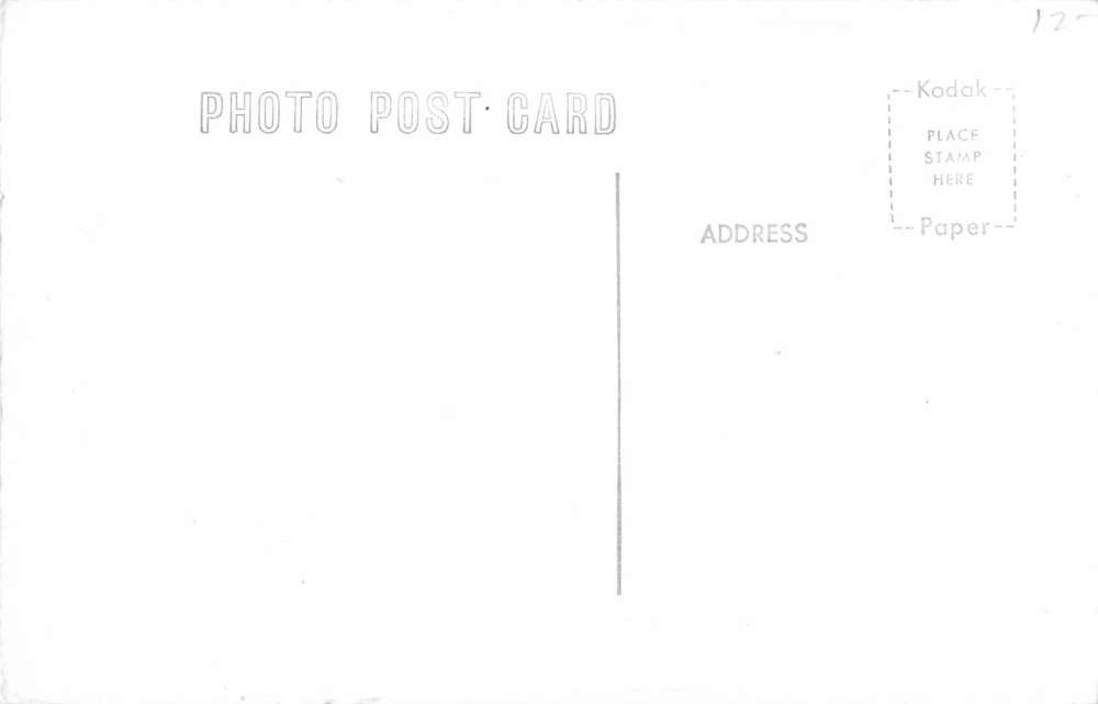 Staunton Illinois First Methodist Church Real Photo Antique Postcard K54011 - Image 2