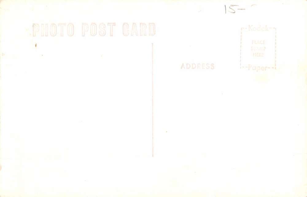 Bishop Hill Illinois Steeple Bldg Real Photo Antique Postcard K54021 - Image 2