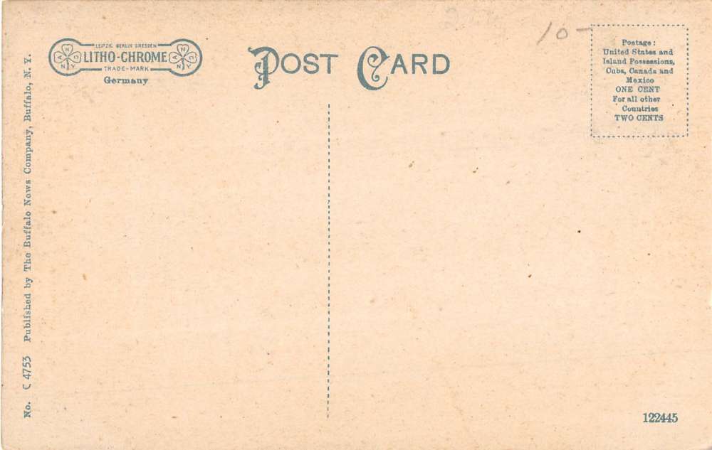 Damsville New York Main Street Scene Historic Bldgs Antique Postcard K54040 - Image 2