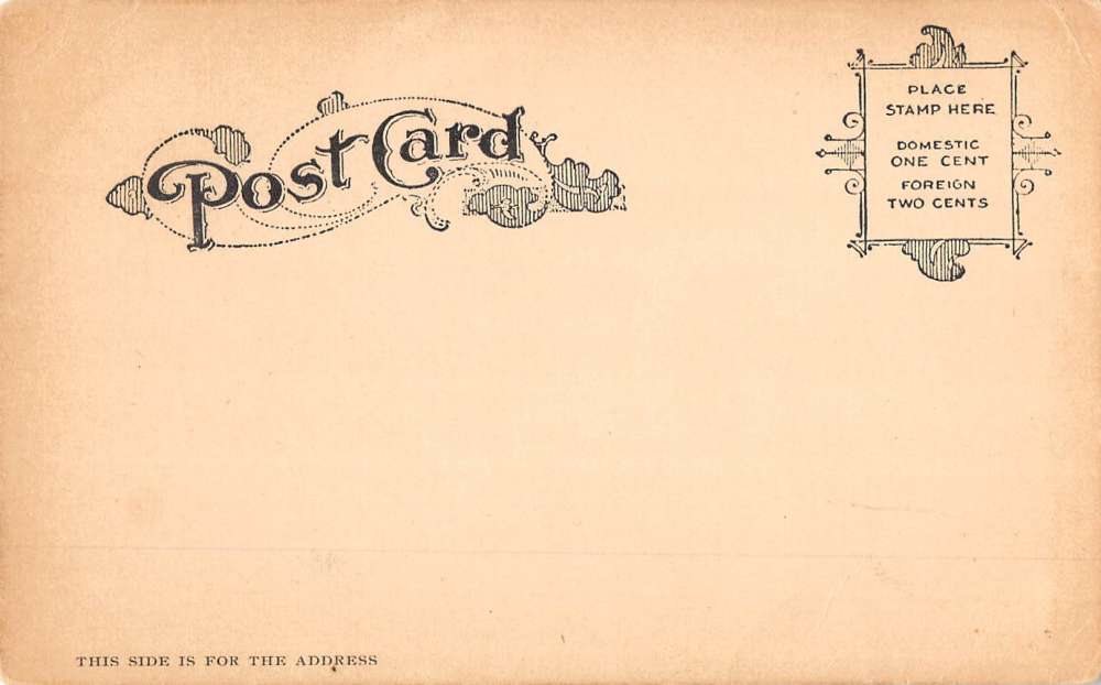 Los Angeles California Fosgates Mission Fountain Antique Postcard K54389 - Image 2
