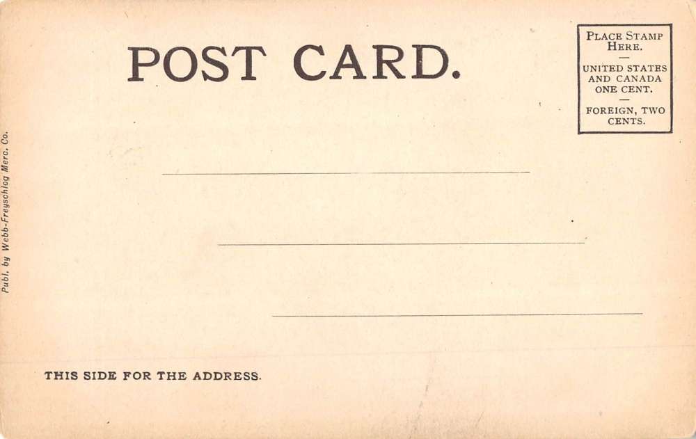 Kansas City Missouri Long Building During Construction Antique Postcard K54713 - Image 2