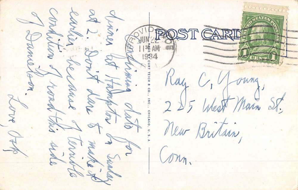 East Orange New Jersey Hotel Suburban Street View Antique Postcard K54941 Mary L. Martin Ltd