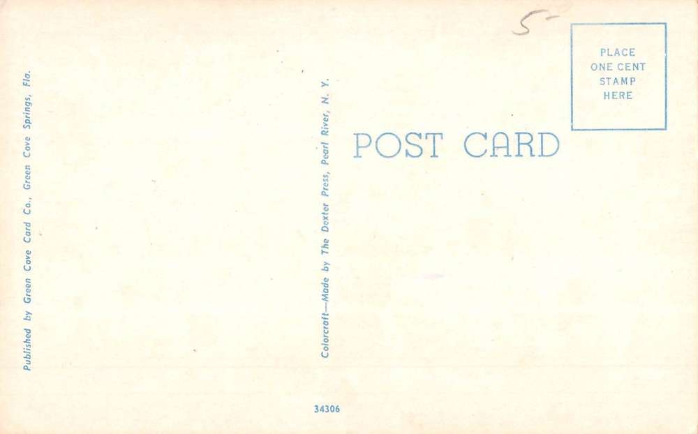 Green Cove Springs Florida Methodist Church Vintage Postcard K55109 - Image 2