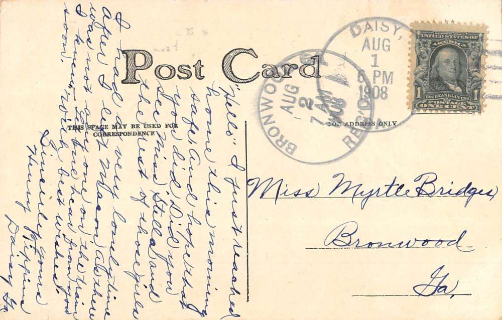 Chicago Illinois Railway Exchange Bldg Street View Antique Postcard K55163 - Image 2