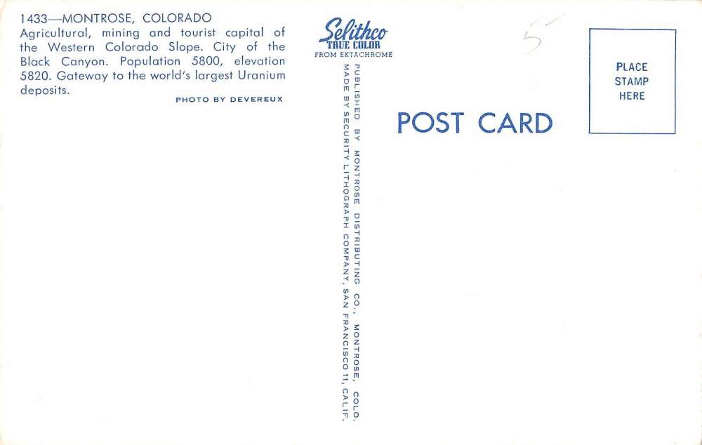 Montrose Oregon Street Scene Historic Bldgs Vintage Postcard K55239 - Image 2