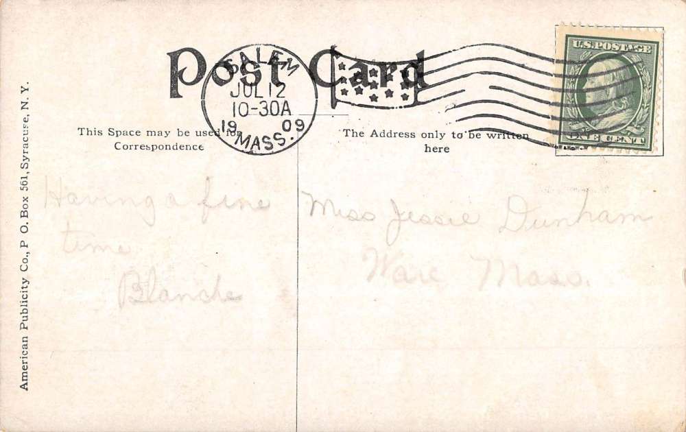 Beverly Massachusetts Woodburys Point Waterfront Antique Postcard K56286 - Image 2