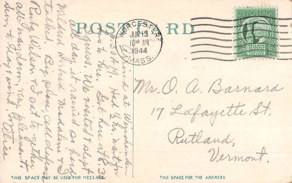 Gardner Massachusetts Largest Chair In World Antique Postcard K56783 - Image 2