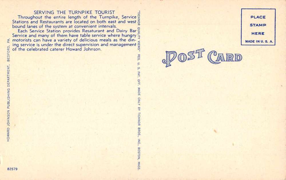 Pennsylvania Turnpike Gulf Service Station Howard Johnson Restaurant PC J63701 - Image 2