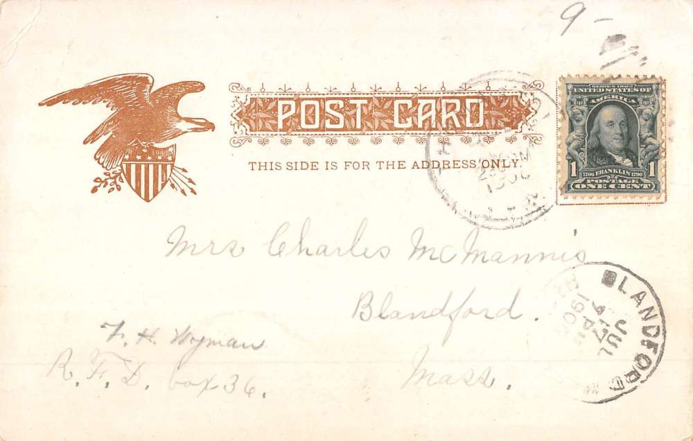 Thomaston Connecticut Opera House Street View Antique Postcard K57623 - Image 2