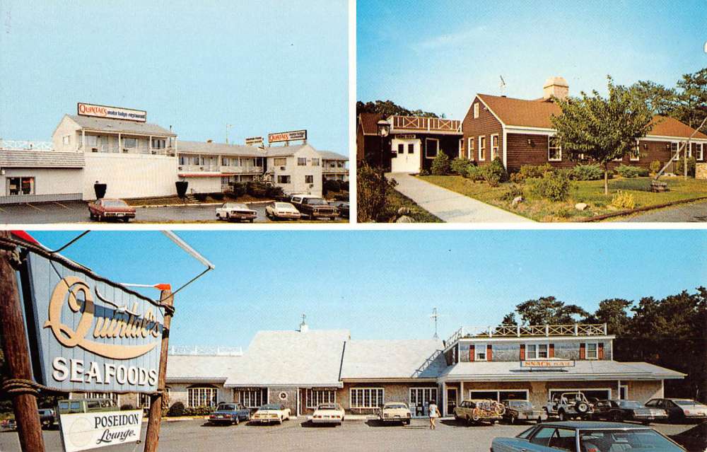 Yarmouth Port Massachusetts Lodge Restaurant Multiview Vintage Postcard