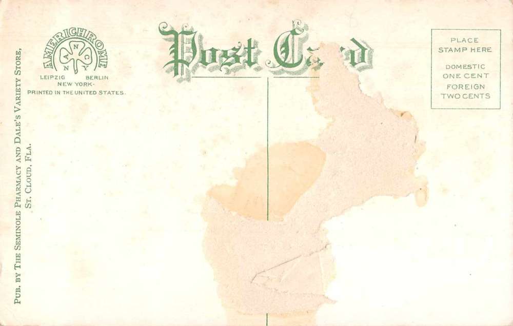 St Cloud Florida Presbyterian Church Antique Postcard J64546 - Image 2