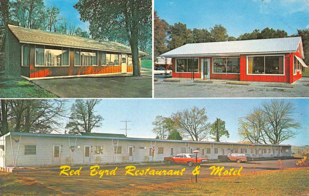 Keedysville Maryland Red Byrd Restaurant Multiview Vintage Postcard