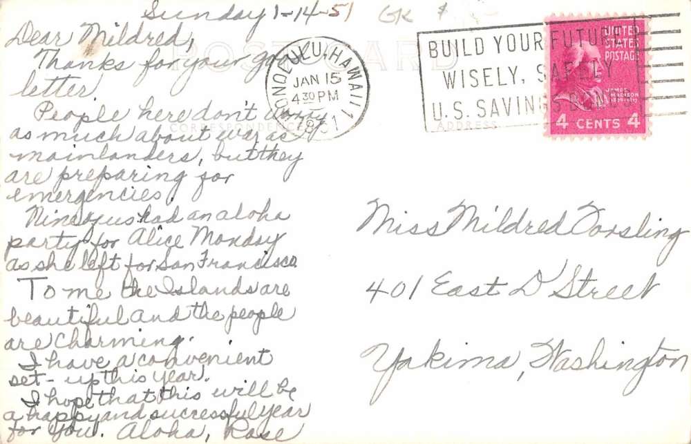 Honolulu Hawaii Kau Kau Corner Real Photo Antique Postcard K60369 - Image 2