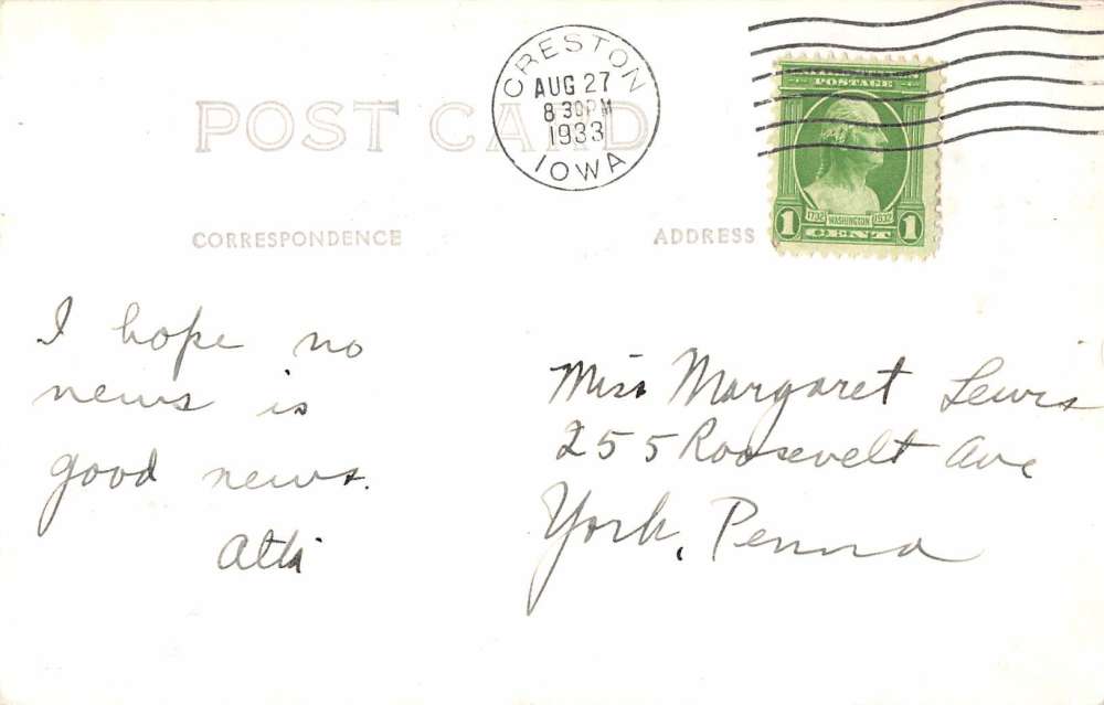 West Bend Indiana Stations Of Cross Real Photo Antique Postcard K60565 - Image 2