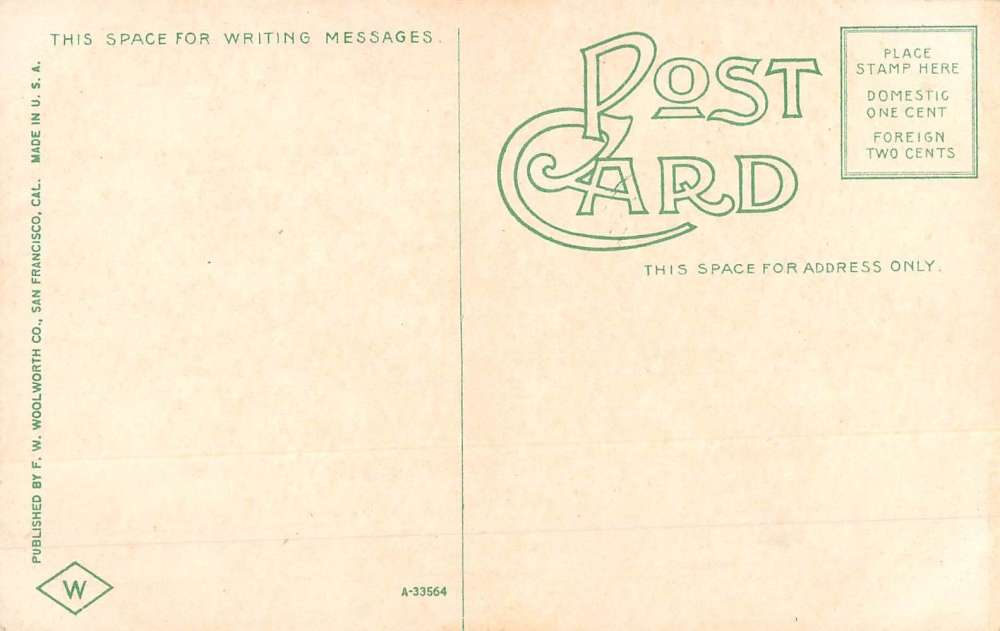 Mt Tamalpais Railway California Double Bow Knot Antique Postcard K60813 - Image 2