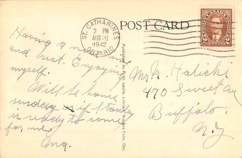 Welland Ship Canal Ontario Upper Level Lock Antique Postcard K60855 - Image 2