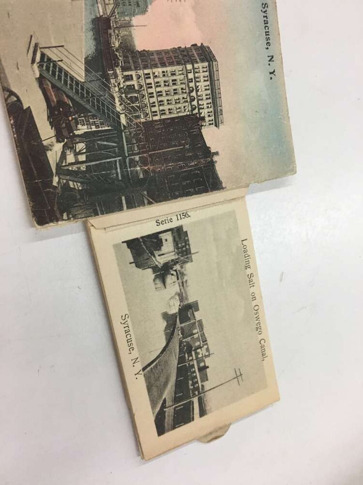 Syracuse New York Scene Pull Out Booklet Novelty Antique Postcard K61045 - Image 2