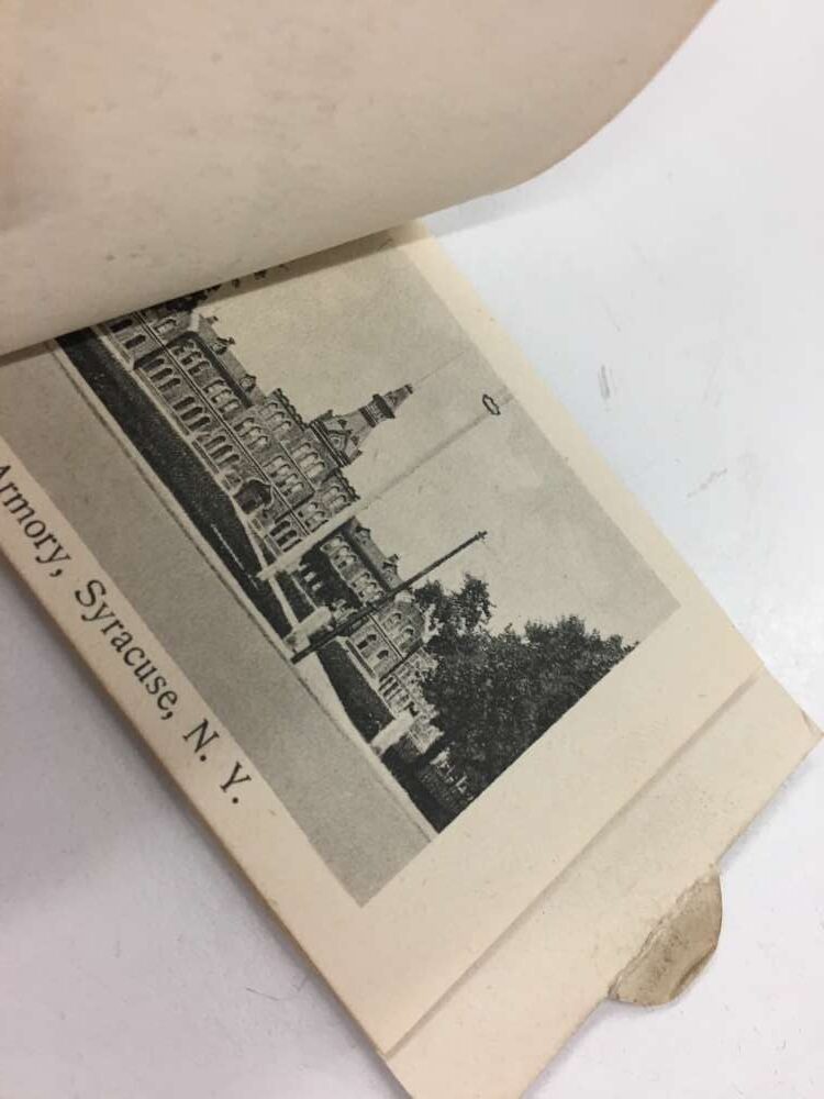 Syracuse New York Scene Pull Out Booklet Novelty Antique Postcard K61045 - Image 3