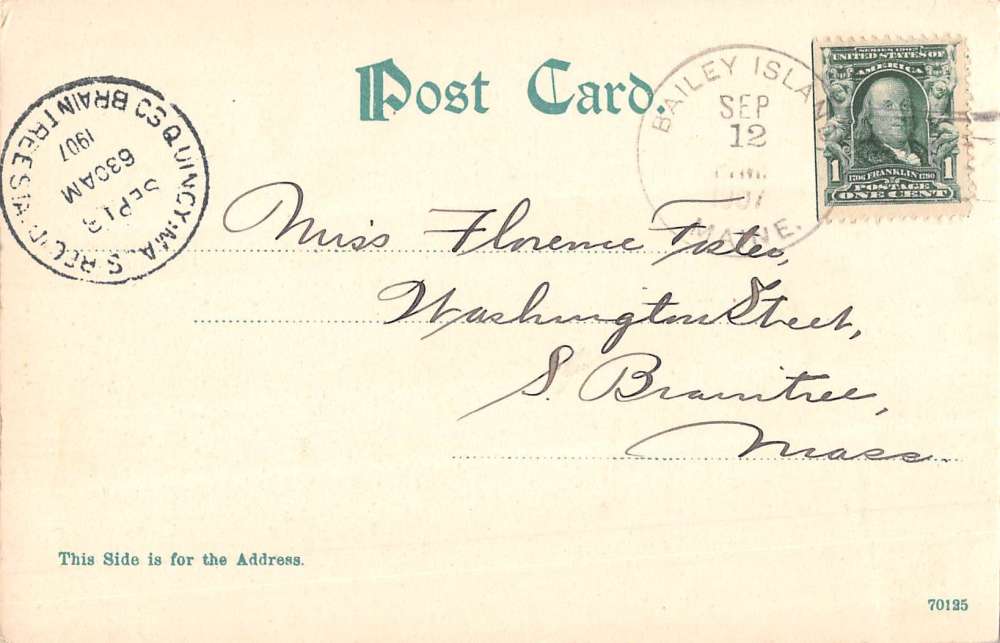 Orrs Island Main 3 Fish Houses Scenic View Antique Postcard K61182 - Image 2