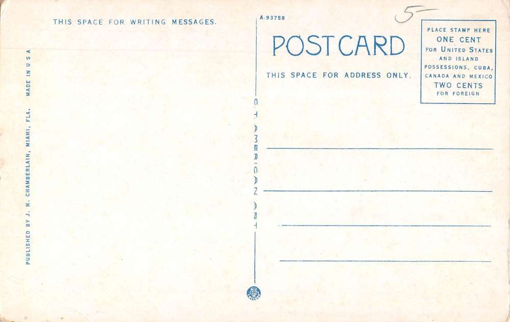 Miami Florida Dog Racing Hi A Le Ah Antique Postcard K61286 - Image 2