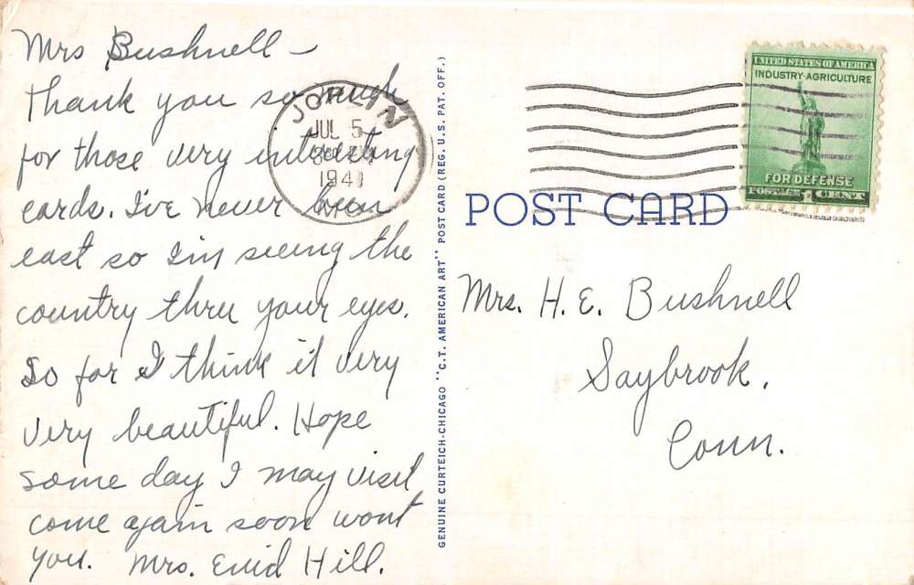 Joplin Missouri Junge Stadium Grandstand Antique Postcard K61496 - Image 2