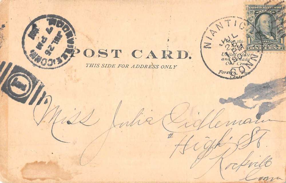 Newark New Jersey National Guard Military Camp Antique Postcard K61729 - Image 2