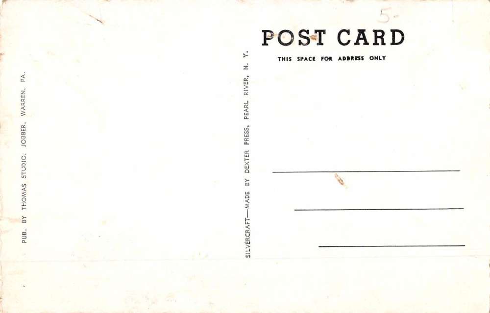 Warren Pennsylvania Bethlehem Congregational Church Antique Postcard K61929 - Image 2