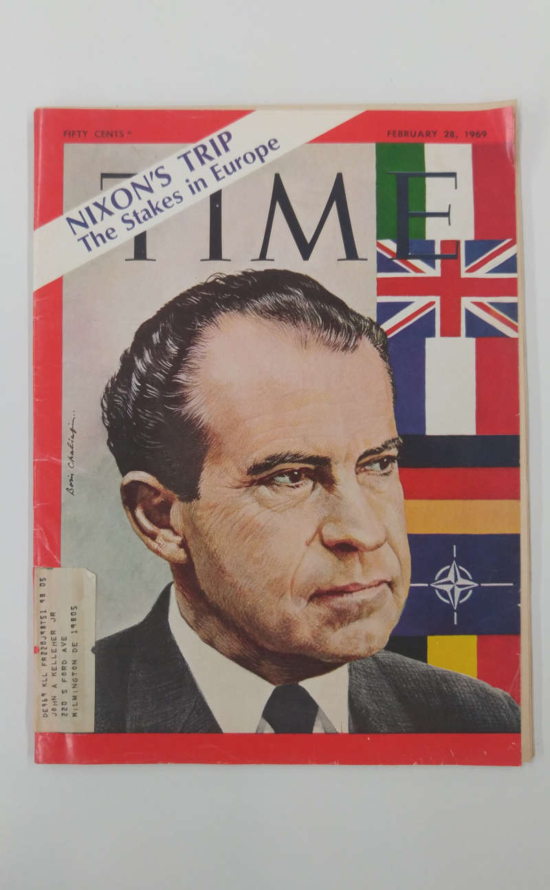 Time Magazine Richard Nixon February 28 1969 Vintage J65875 - Mary L ...