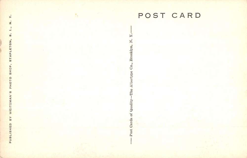 St George New York Post Office Street View Antique Postcard K62082 - Image 2