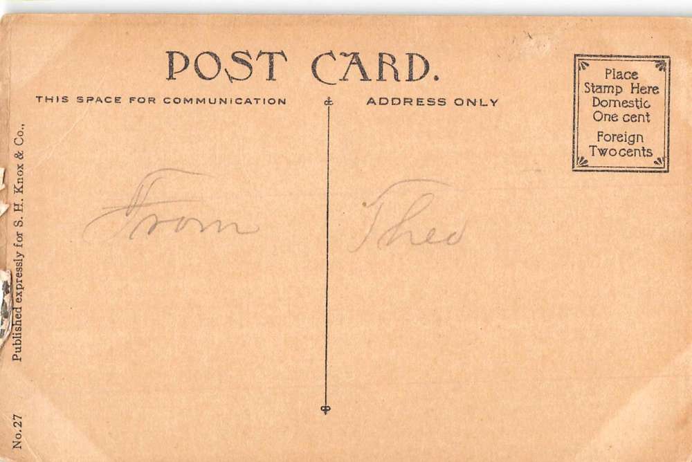 Niagara Falls New York University Street View Antique Postcard K62178 - Image 2