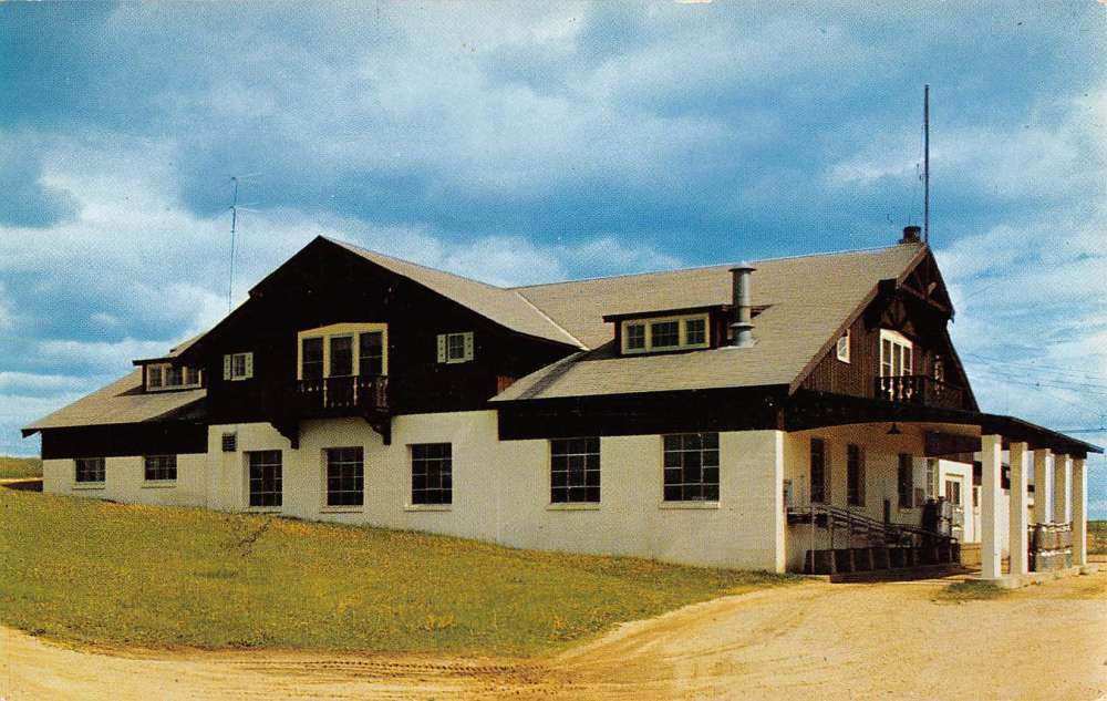 Monroe Wisconsin Swiss Cheese Factory Street View Vintage Postcard