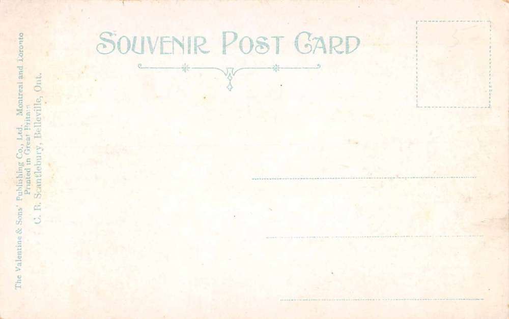 Belleville Ontario Canada Queen Victoria park Sailboats Antique Postcard J66211 - Image 2