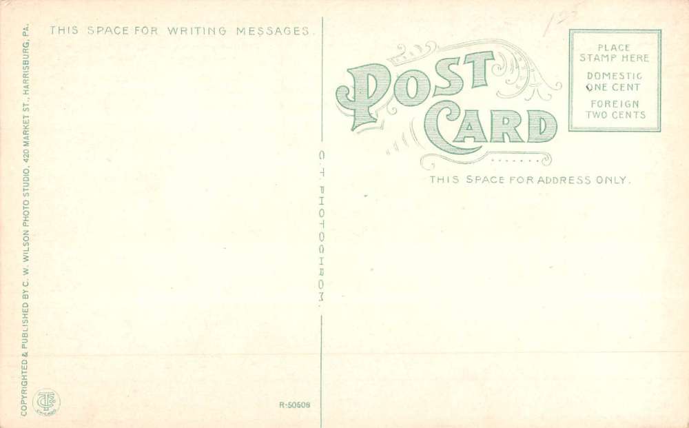 Harrisburg Pennsylvania Mt Pleasant No 8 Fire Department Postcard K63626 - Image 2
