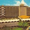 San Juan Puerto Rico Hotel Beach Cabana Club La Concha Vintage Postcard K62756
