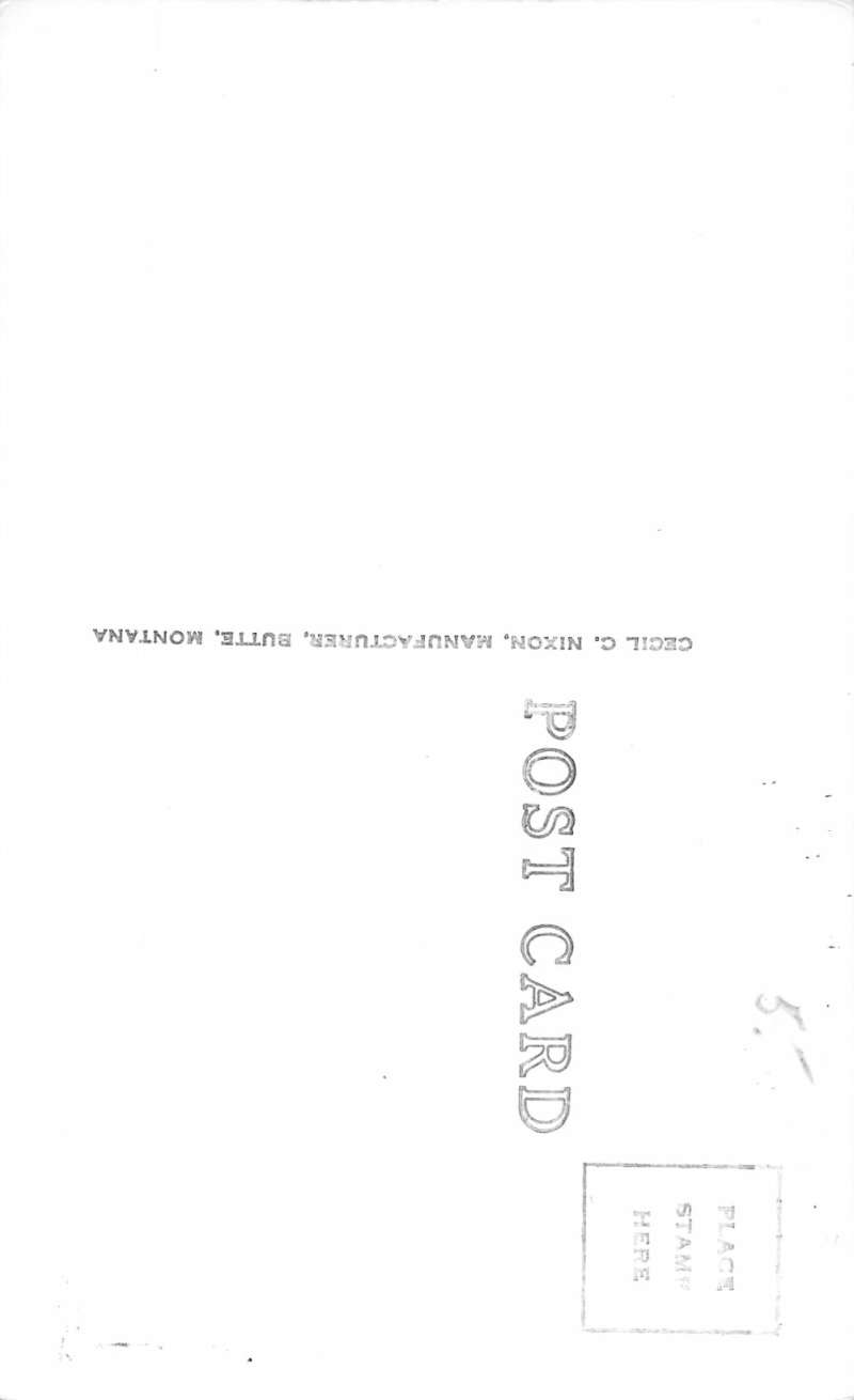 Dillon Montana UP Depot Real Photo Antique Postcard K63077 - Image 2