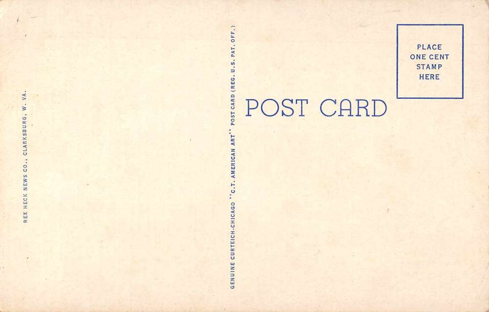 Elkins West Virginia Randolph County Court House Antique Postcard J66434 - Image 2