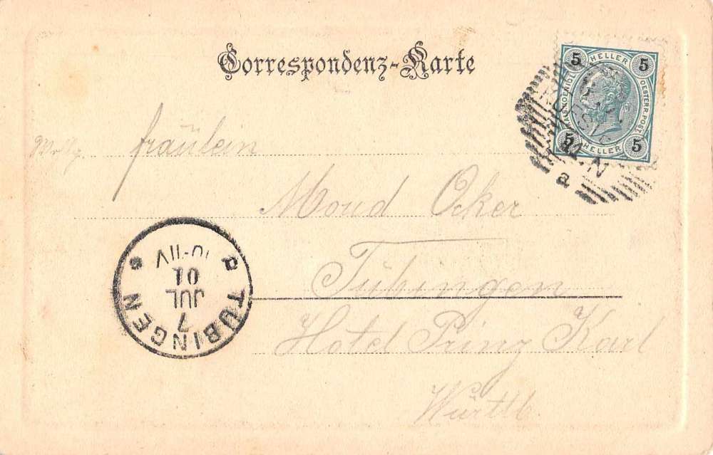 Kufstein Austria Die Festung Castle Antique Postcard J66443 - Image 2