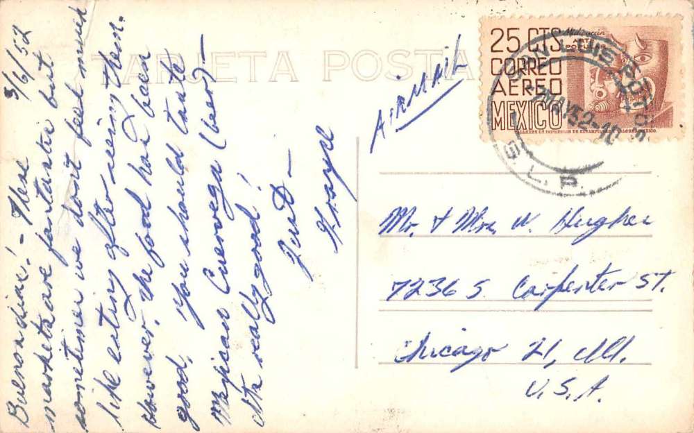 San Luis Potosi Mexico Meroado Hidalgo Interior Real Photo Postcard J66543 - Image 2